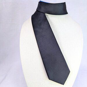 Tommy Hilfiger Men's Tie Classic Black/Blue 100% Silk 3x57 1/2"